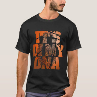 It'S In My Dna Basketball Fingerprint Team Coach G T-Shirt