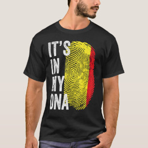 It's In My Dna Belgian Flag Belgium Soccer Team T-Shirt