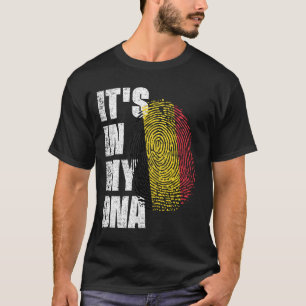 IT'S IN MY DNA Belgium Flag T-Shirt