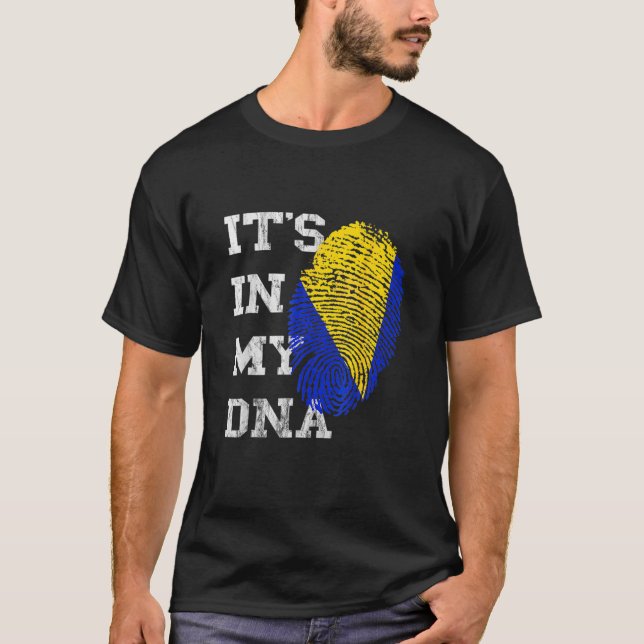 It's In My DNA Bosnia-Herzegovina Genetik Bosnian T-Shirt (Front)
