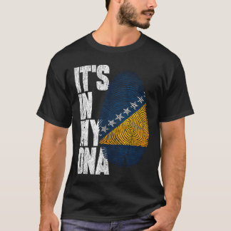 It's In My DNA Bosnian Proud Bosnia Flag T-Shirt