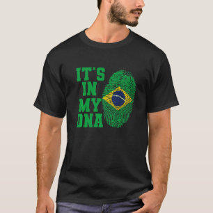 It's In My DNA Brazil flag cut vintage Brazilian T-Shirt