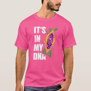 It's In My DNA Brazilian Roots Brazil Flag Proud H T-Shirt