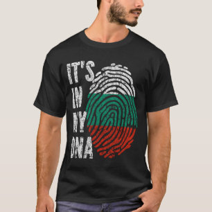 IT'S IN MY DNA Bulgaria Flag Men Women Kids T-Shirt
