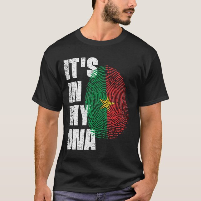IT'S IN MY DNA Burkina faso Flag T-Shirt (Front)