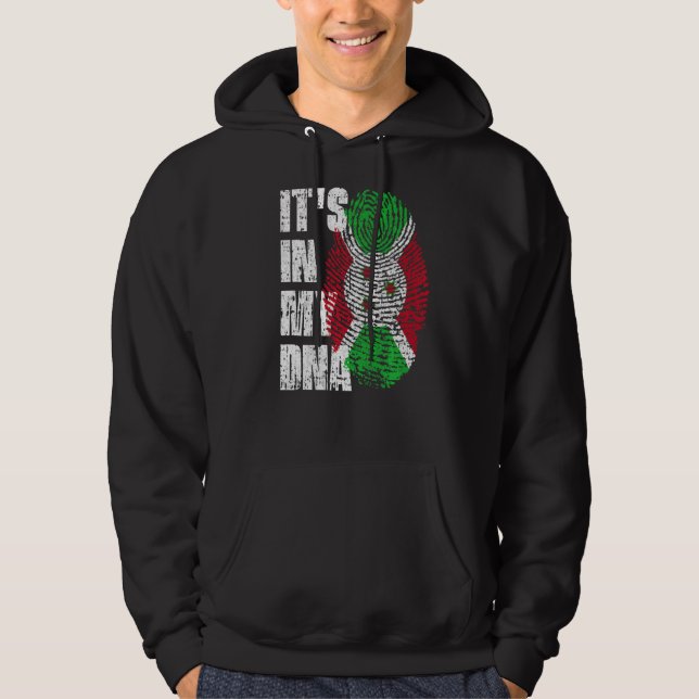 It's In My Dna Burundi Flag Burundian Hoodie (Front)