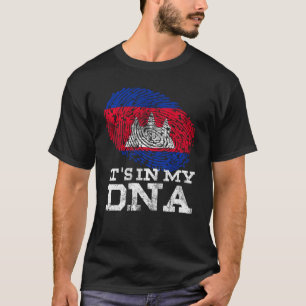 It's In My DNA Cambodian Asian Gifts KHM Proud Cam T-Shirt