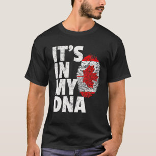 IT's IN MY DNA Canadian Canada Flag Official Pride T-Shirt