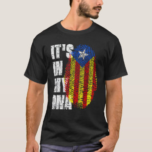 It's In My Dna Catalonia Flag Catalan T-Shirt