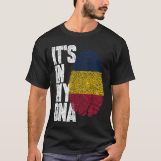 It's In My DNA Chadian Shirt Proud Gift Chad Flag