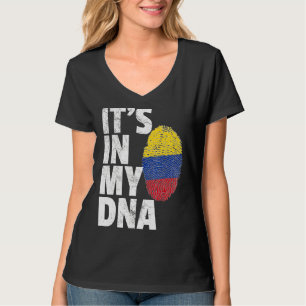 It's In My Dna Colombian Colombia Flag Souvenir T-Shirt