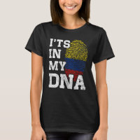 It's In My DNA Colombian Fingerprint Proud Colombi