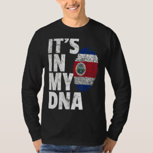 It's In My Dna Costa Rica Flag Country Souvenir T-Shirt