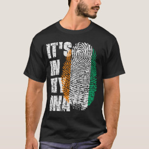 IT'S IN MY DNA Côte D'ivoire Flag Boy Girl Gift T-Shirt