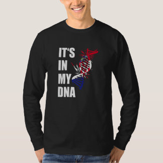 It's In My Dna Croatian Flag Origin Croatia Roots T-Shirt