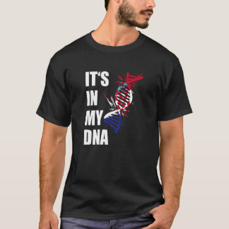 It's In My Dna Croatian Flag Origin Croatia Roots T-Shirt