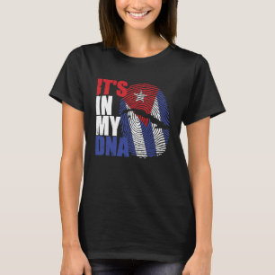 It's in my DNA Cuba Cuban Flag T-Shirt