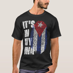 IT'S IN MY DNA Cuba Flag Boy Girl Gift T-Shirt