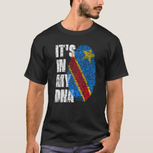 It's In My Dna Democratic Republic Of The Congo Fl T-Shirt