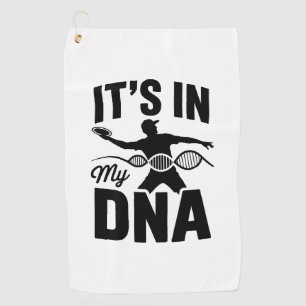 It's in My Dna Disc Golf Towel