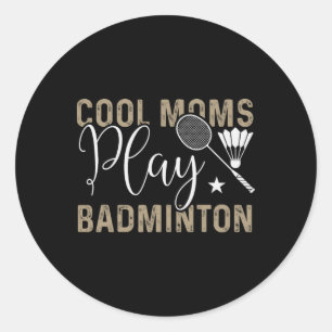 It's In My Dna Dminton Shuttle Racket Dminton Play Classic Round Sticker