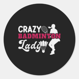 It's In My Dna Dminton Shuttle Racket Dminton Play Classic Round Sticker