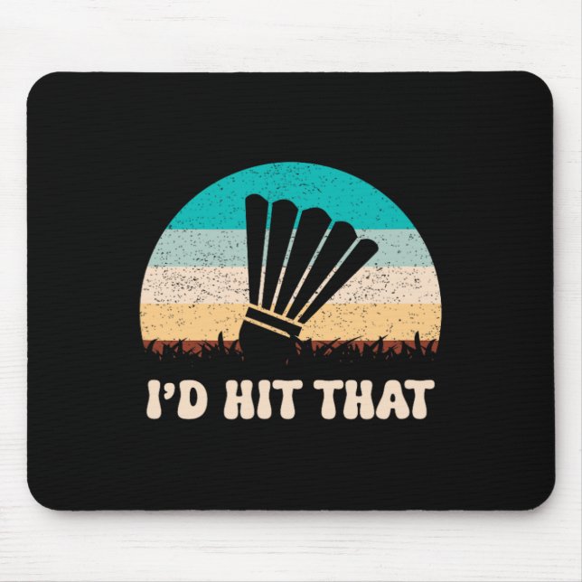 It's In My Dna Dminton Shuttle Racket Dminton Play Mouse Pad (Front)