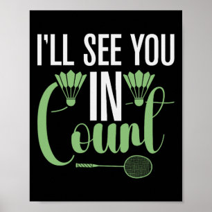 It's In My Dna Dminton Shuttle Racket Dminton Play Poster