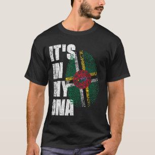 IT'S IN MY DNA Dominica Flag T-Shirt