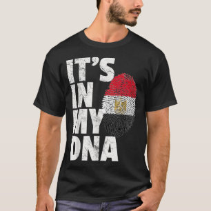 IT'S IN MY DNA Egypt Egyptian Flag Men Women Kids  T-Shirt