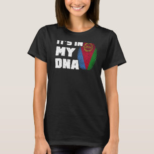 It's In My DNA Eritrea Flag Fingerprint Men Women T-Shirt