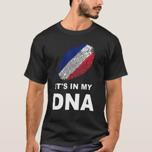 It's In My Dna Fingerprint France French Country F T-Shirt