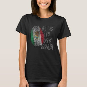 It's in my DNA Flag of Mexico Mexican Heritage D T-Shirt