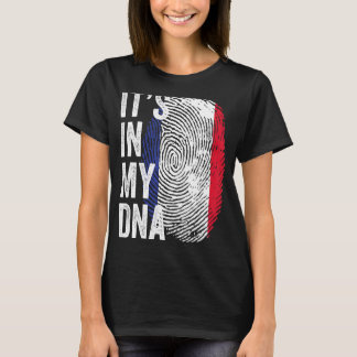 It's In My Dna French Flag France Soccer Team T-Shirt
