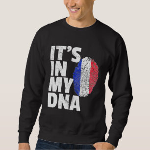 Its In My Dna French France Flag Pride National Co Sweatshirt
