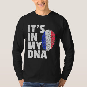 Its In My Dna French France Flag Pride National Co T-Shirt