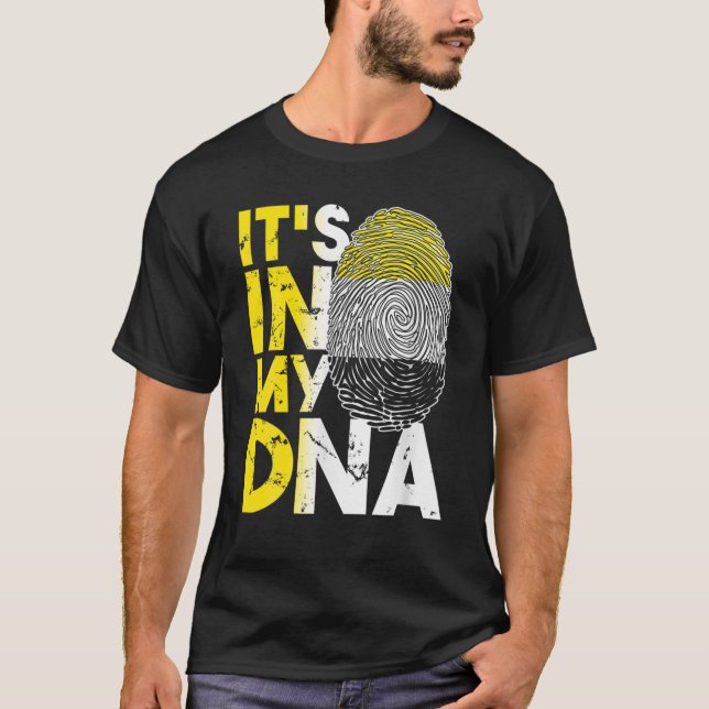 It's In My DNA Garifuna Flag Afro Caribbean T-Shirt (Front)