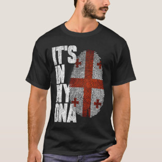 It's In My DNA Georgian Proud Georgia Flag T-Shirt