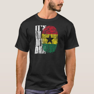 It's In My Dna Ghanaian African American Ghana Fl T-Shirt