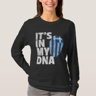 Its In My Dna Greek Greece Flag Pride National Cou T-Shirt