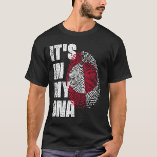 IT'S IN MY DNA Greenland Flag T-Shirt