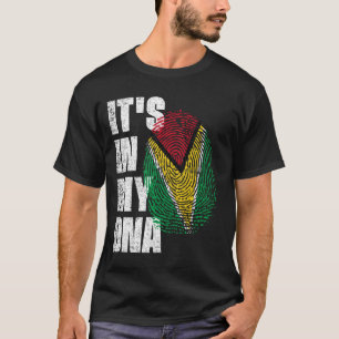 IT'S IN MY DNA Guyana Flag T-Shirt