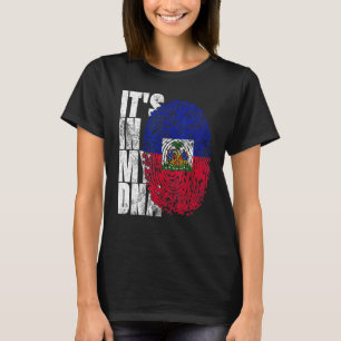 It's In My Dna Haiti Graphic For Men Women Haitian T-Shirt