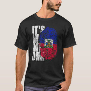 It's In My Dna Haiti Graphic For Men Women Haitian T-Shirt