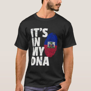 It'S In My Dna Haiti Haitian Flag Mens Mum Womens T-Shirt