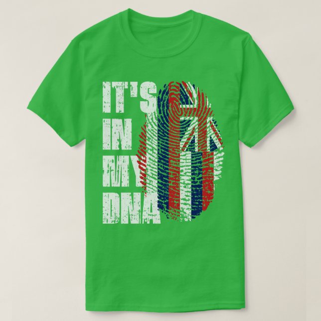 ITS IN MY DNA Hawaii Flag Hawaiian T-Shirt (Design Front)