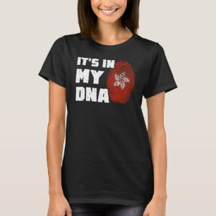 It's In My DNA Hong Kong Flag Fingerprint Men Wome T-Shirt