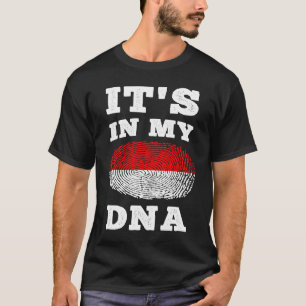 Its In My DNA Indonesia Flag Indonesian T-Shirt