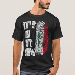 IT'S IN MY DNA Iraq Flag Boy Girl Gift T-Shirt