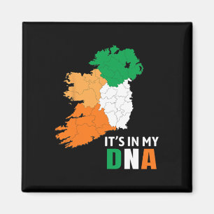 It's In My Dna Ireland Irish Flag Gifts Men Women Magnet